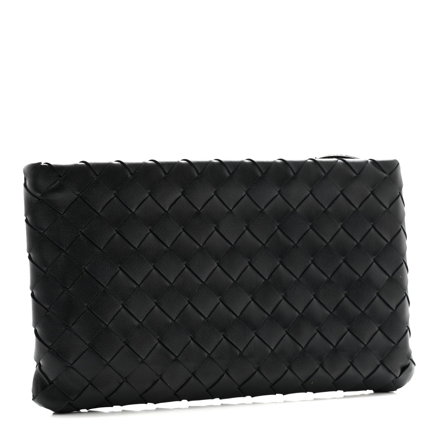 Bottega Veneta Nappa Intrecciato Zip Pouch Black 3 of 8