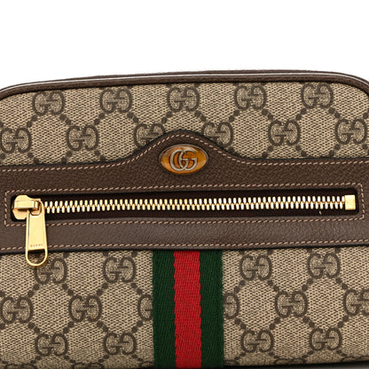 Gucci GG Supreme Monogram Web Small Ophidia Belt Bag 75 30 Dark Brown 8 of 10