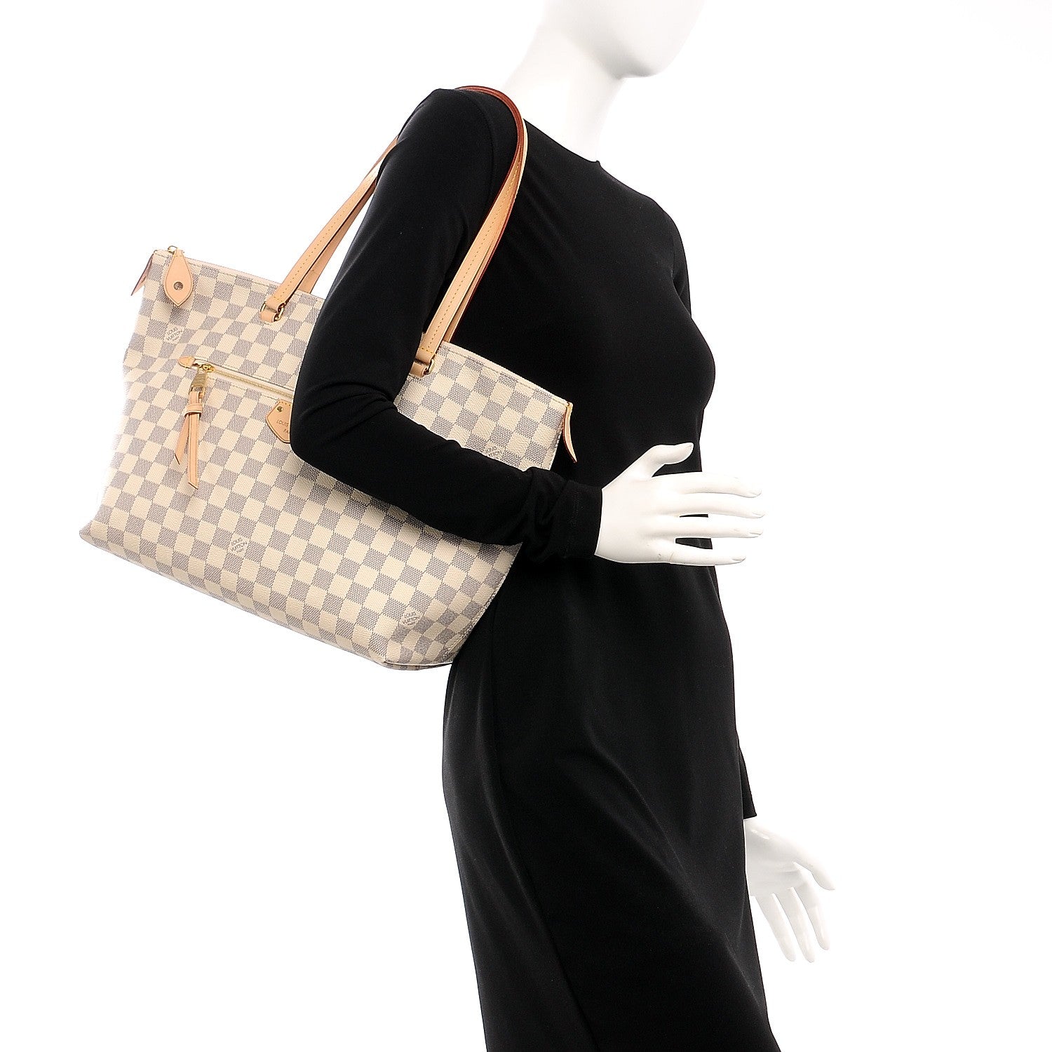 Louis Vuitton Damier Azur Iena MM 2 of 9