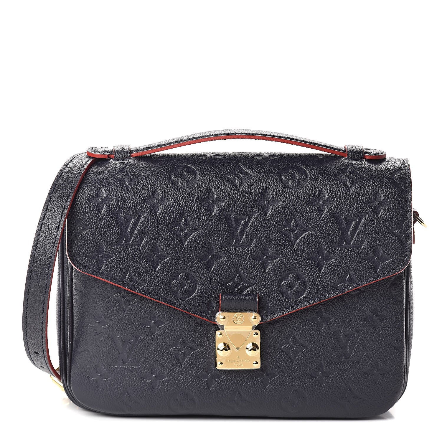 Louis Vuitton Empreinte Pochette Metis Marine Rouge 1 of 8