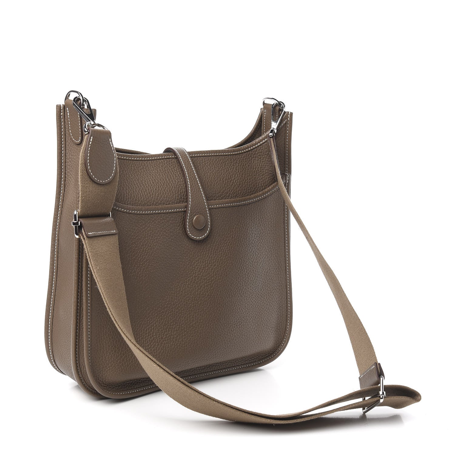 Hermes Taurillon Clemence Evelyne III PM Etoupe 3 of 10