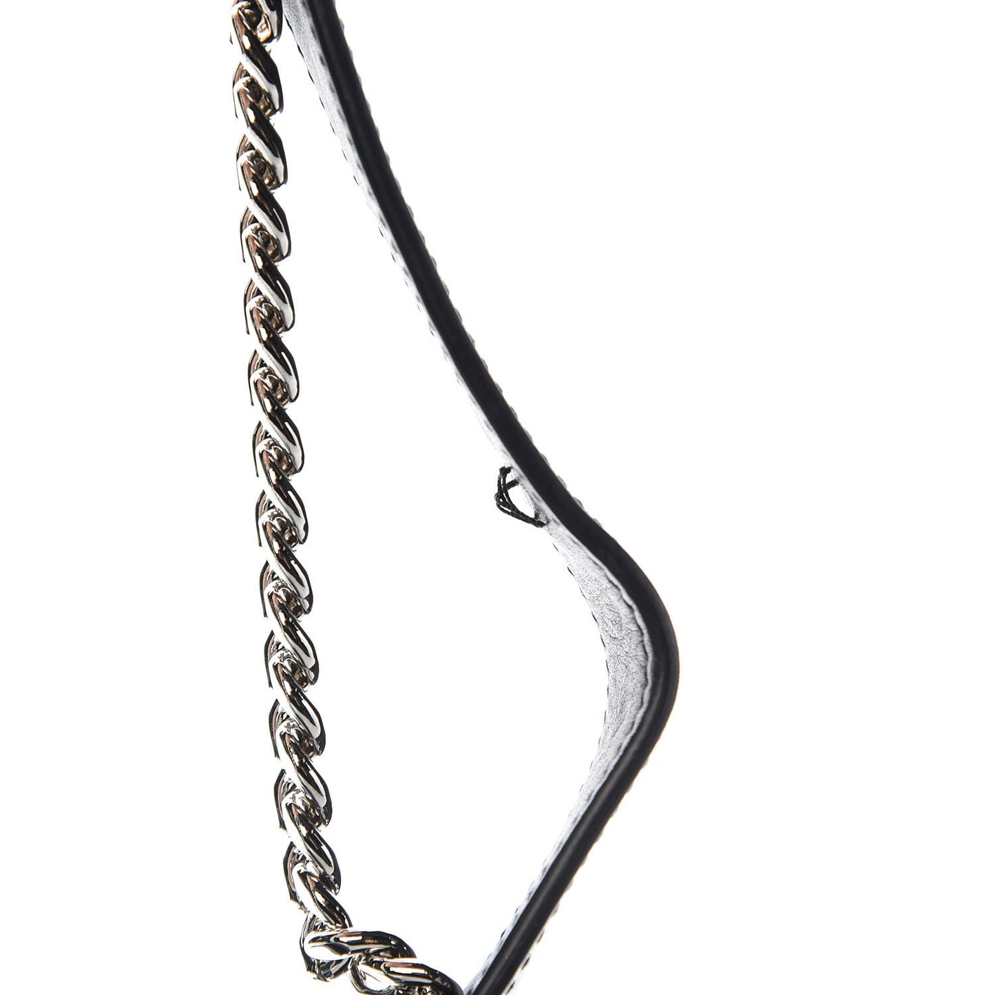 City Calf Crystal Embellished Ribbon Bag Nero Black Jade