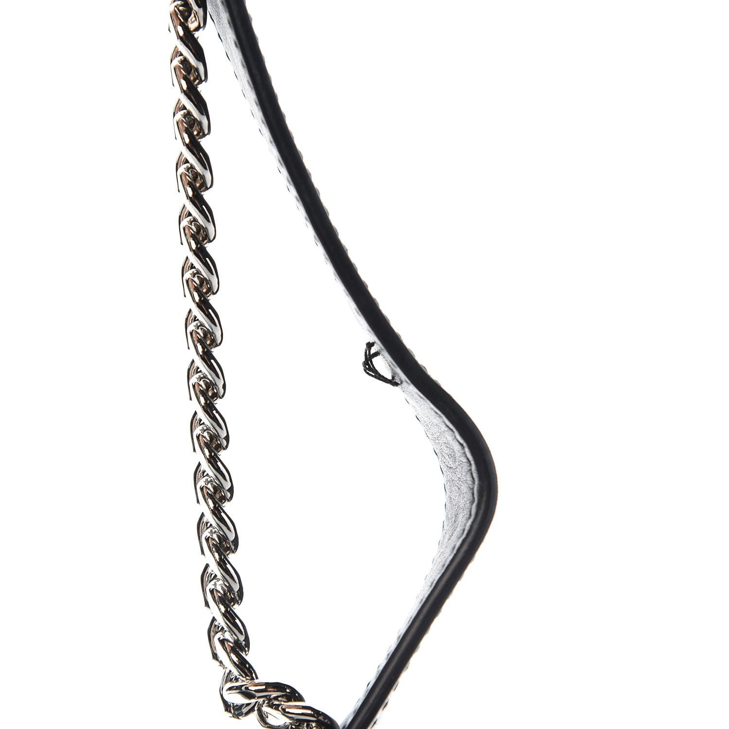 Prada City Calf Crystal Embellished Ribbon Bag Nero Black Jade 8 of 14
