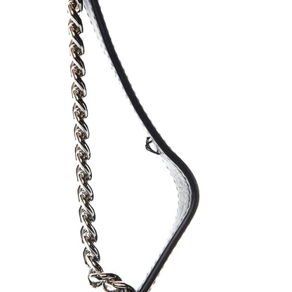 Prada City Calf Crystal Embellished Ribbon Bag Nero Black Jade 8 of 14