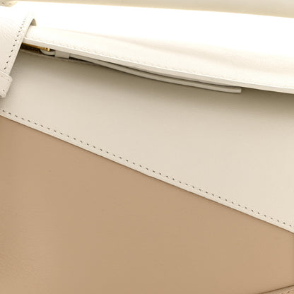 Loewe Classic Calfskin Small Puzzle Edge Bag Soft White Paper Craft 8 of 11