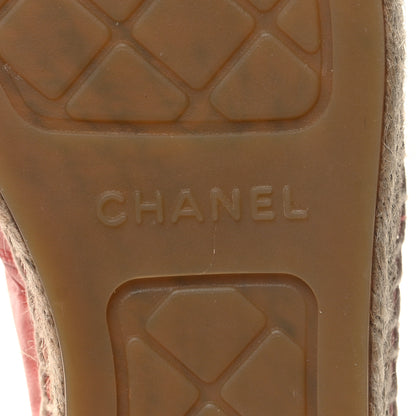 Chanel Lambskin CC Espadrilles 42 Fuchsia Pink Black 8 of 9