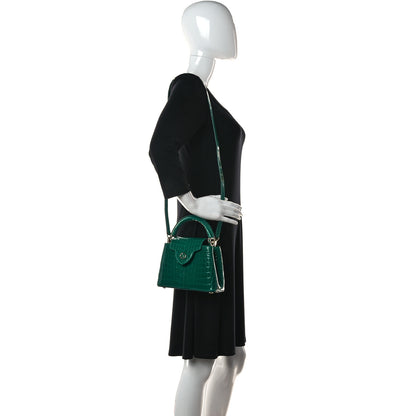 Louis Vuitton Crocodile Capucines Mini Emeraude 2 of 12