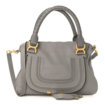 Chloe Calfskin Medium Marcie Satchel Cashmere Grey 1 of 12