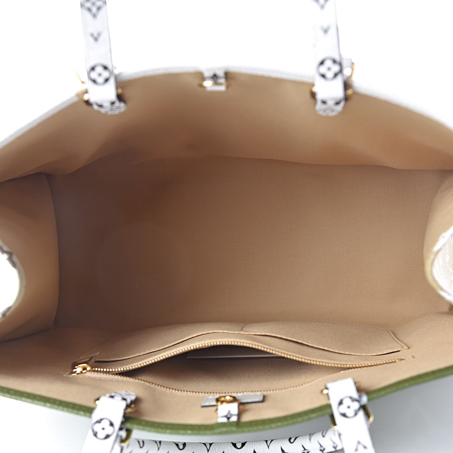 Louis Vuitton Monogram Giant Onthego GM Kaki Beige 6 of 11