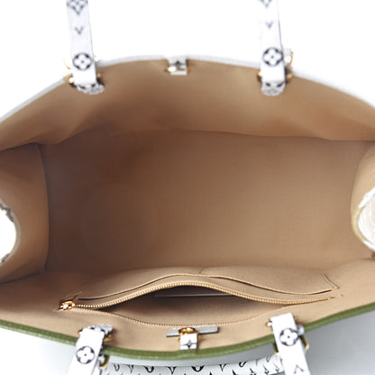 Louis Vuitton Monogram Giant Onthego GM Kaki Beige 6 of 11