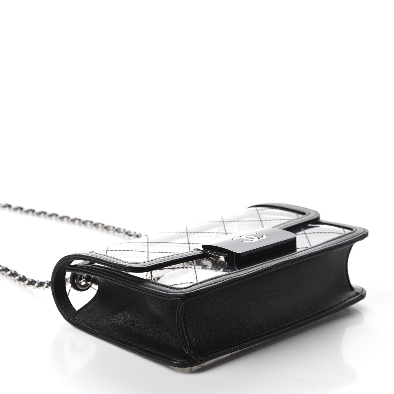 Chanel PVC Lambskin Quilted Beauty Lock Flap Black 4 of 11