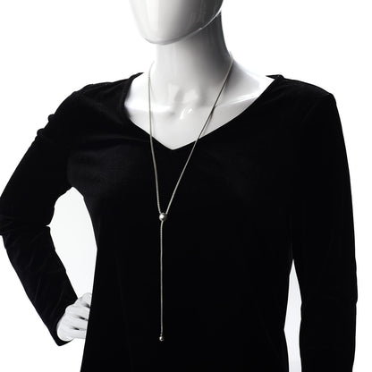 John Hardy Sterling Silver Classic Chain Hammered Y Necklace 2 of 4