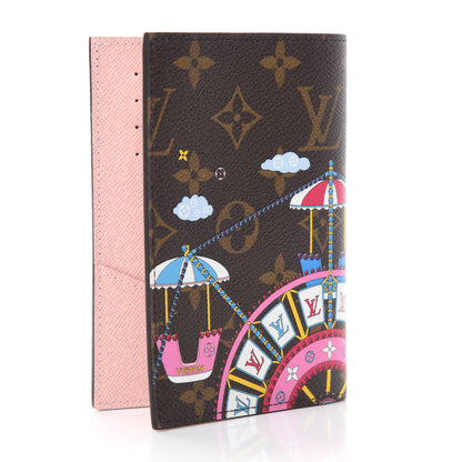 Louis Vuitton Monogram 2020 Christmas Animation Big Wheel Passport Cover Rose Ballerine 3 of 8