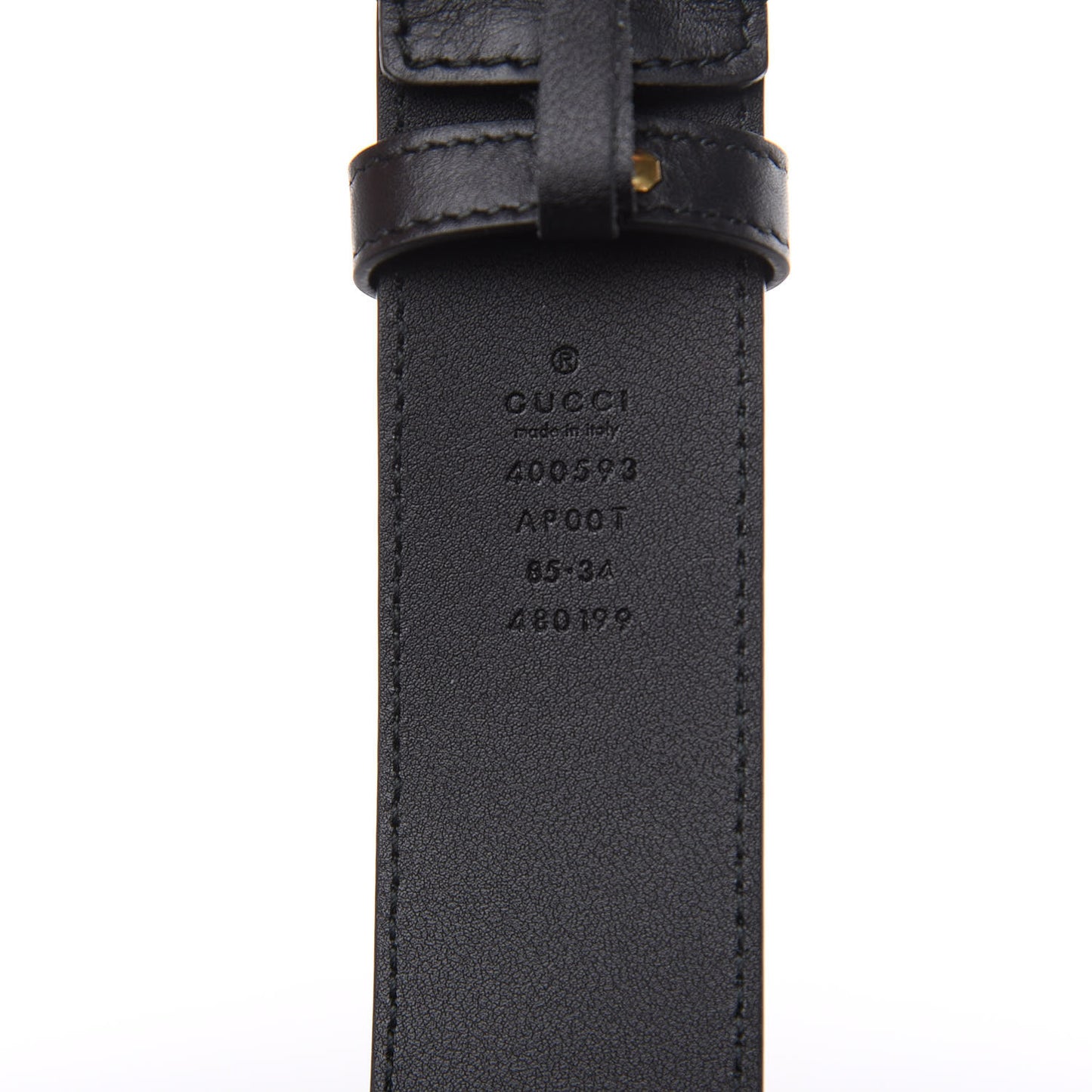 Calfskin Double G 40mm Belt 85 34 Black