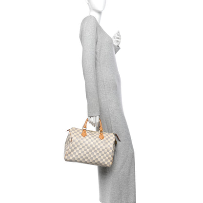 Louis Vuitton Damier Azur Speedy 30 2 of 10