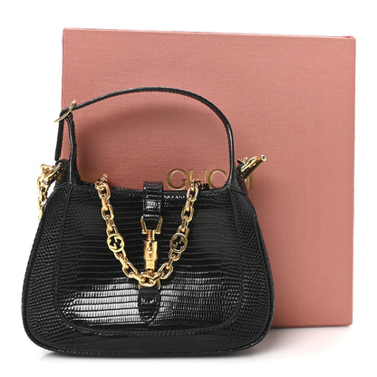 Gucci Lizard Mini Jackie 1961 Black 11 of 11