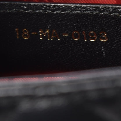 Christian Dior Lambskin Cannage Large Lady Dior Black 9 of 17