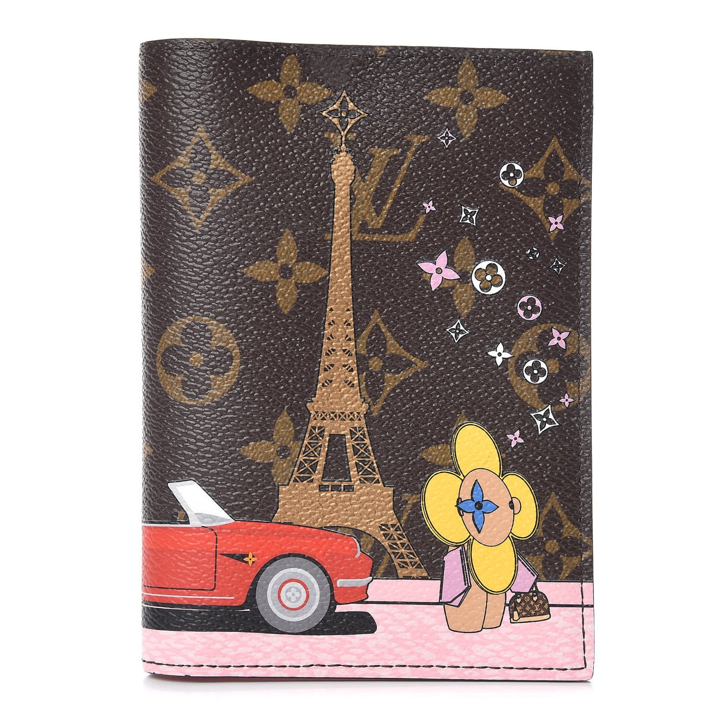 Monogram 2019 Christmas Animation Passport Cover Rouge