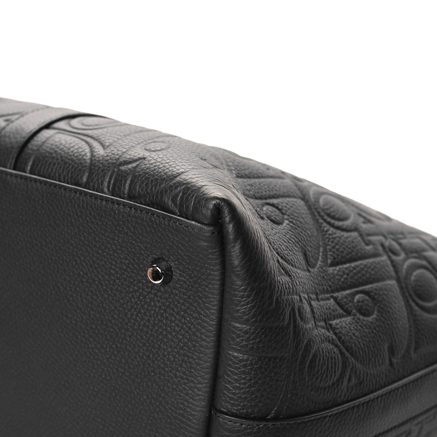 Christian Dior Grained Calfskin Embossed Dior Gravity Weekender 40 Black 9 of 11