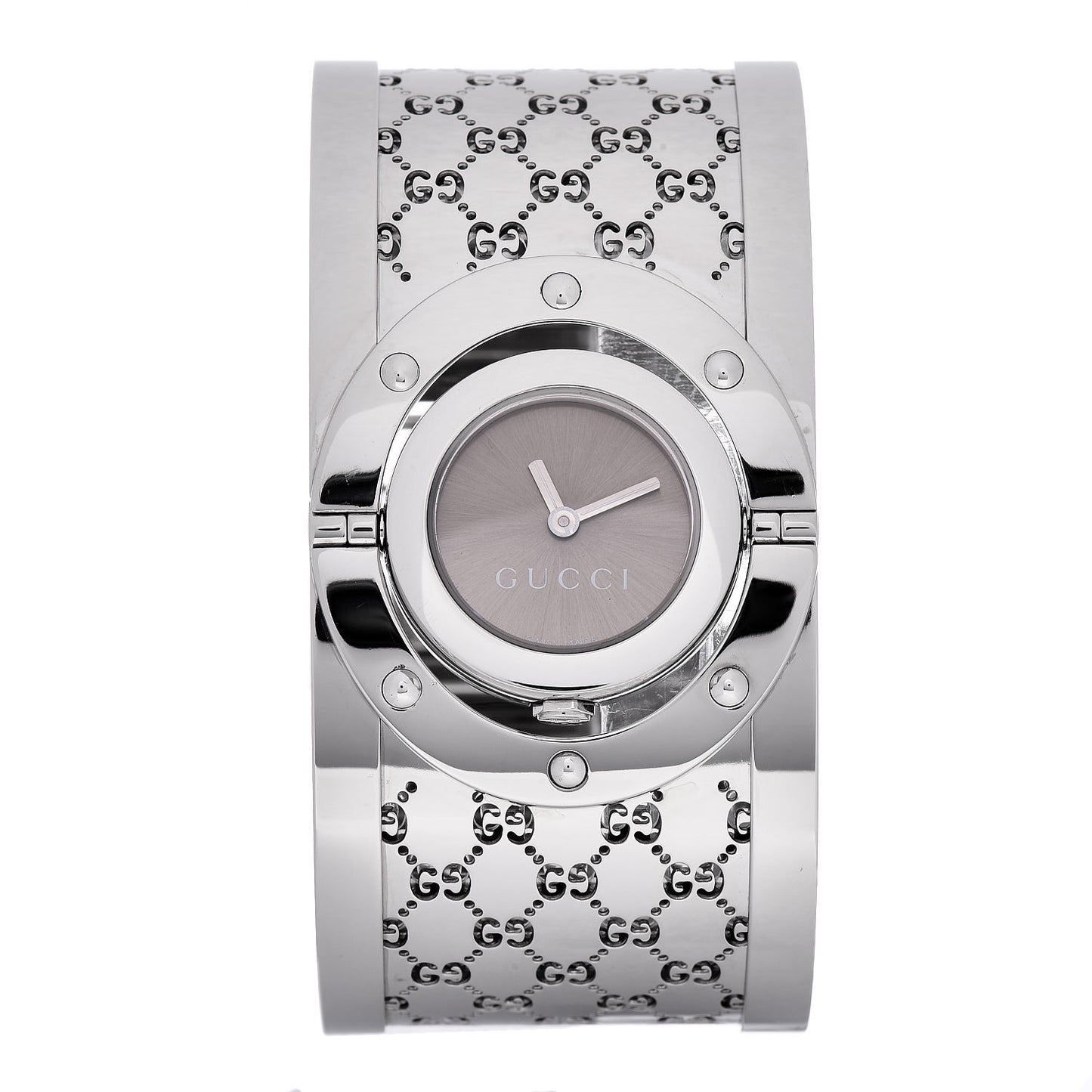 Stainless Steel 33mm Twirl Quartz Watch Brown