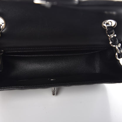 Chanel Lambskin Quilted Mini Rectangular Flap Black 5 of 10