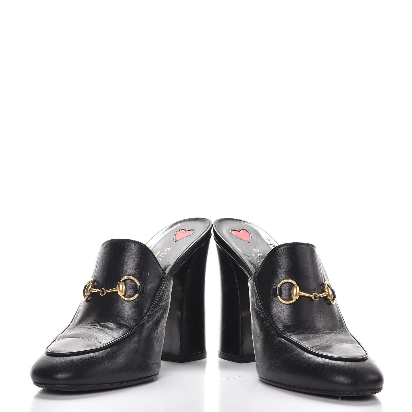 Malaga Kid Horsebit Princetown High Heel Mules 40 Black