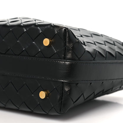 Bottega Veneta Calfskin Nappa Intrecciato Mini Wallace Black 9 of 9