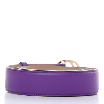 Gucci Moon Calfskin Interlocking G 37mm Belt 95 38 Shine Purple 3 of 8