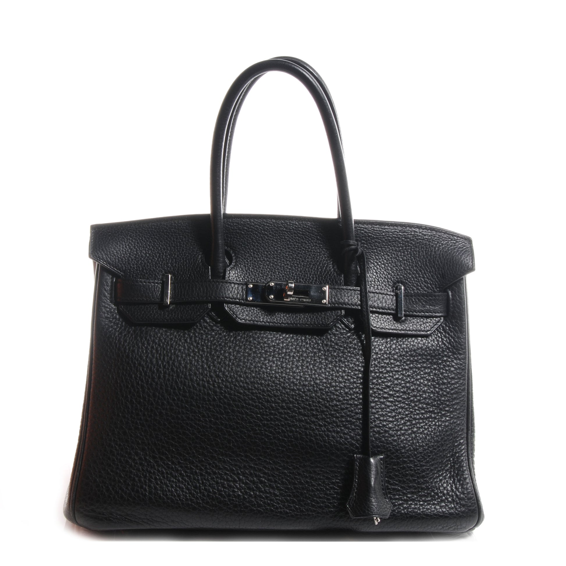 Hermes Taurillon Clemence Birkin 25 Black 1 of 8