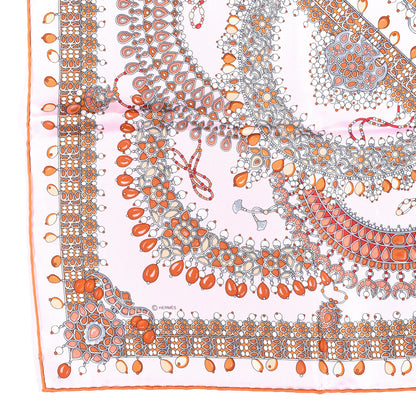 Hermes Silk Parures Des Maharajas Scarf 90 5 of 7