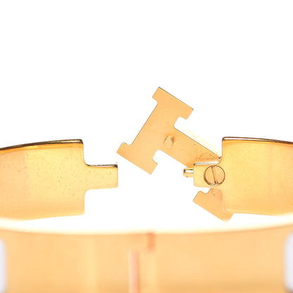 Hermes Enamel Narrow Clic Clac H Bracelet PM White 5 of 5