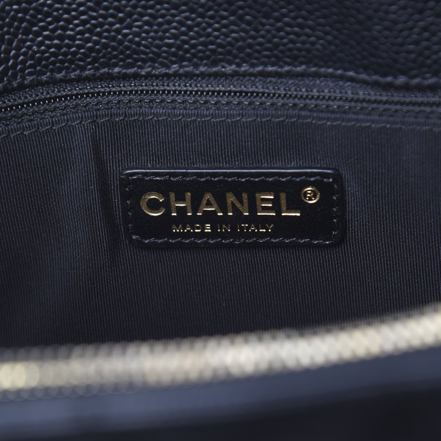 Chanel Caviar Quilted Grand Shopping Tote GST Black 6 of 11