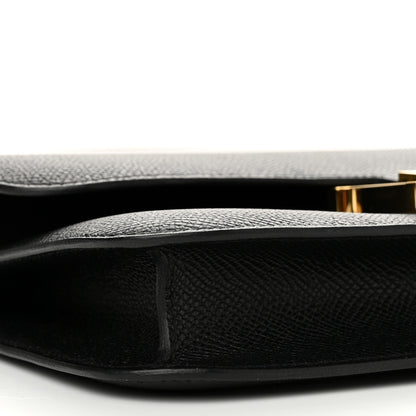Hermes Epsom Constance 1-Elan Black 10 of 12