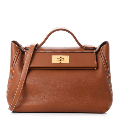 Hermes Barenia Faubourg 24/24 29 Fauve 1 of 12