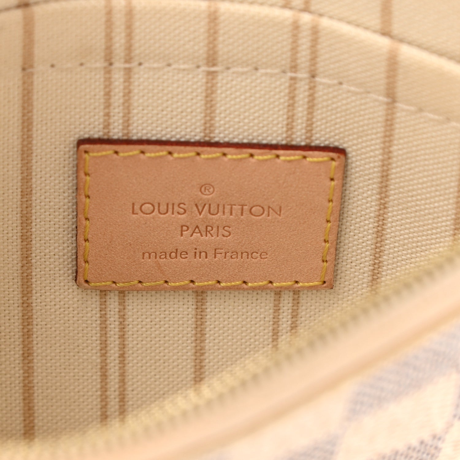 Louis Vuitton Damier Azur Neverfull PM Pochette 6 of 9