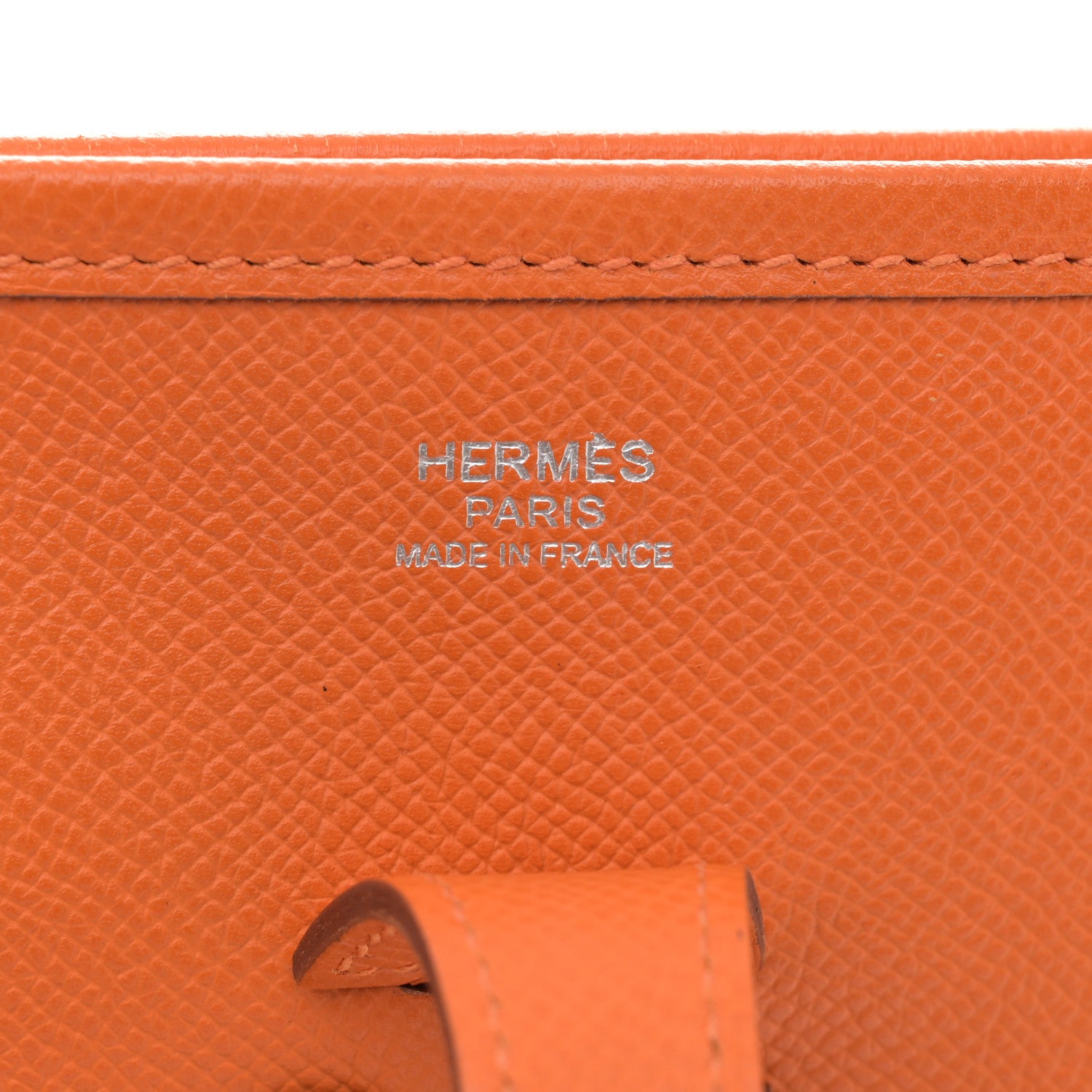 Hermes Epsom Evelyne III PM Orange 6 of 13