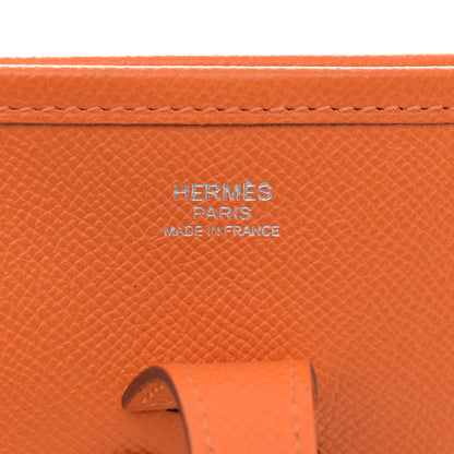 Hermes Epsom Evelyne III PM Orange 6 of 13