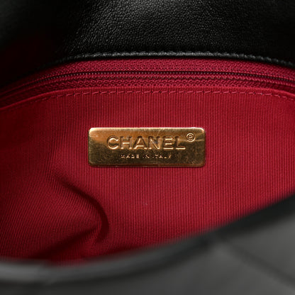 Chanel Goatskin Quilted Medium Chanel 19 Flap Black 6 of 9