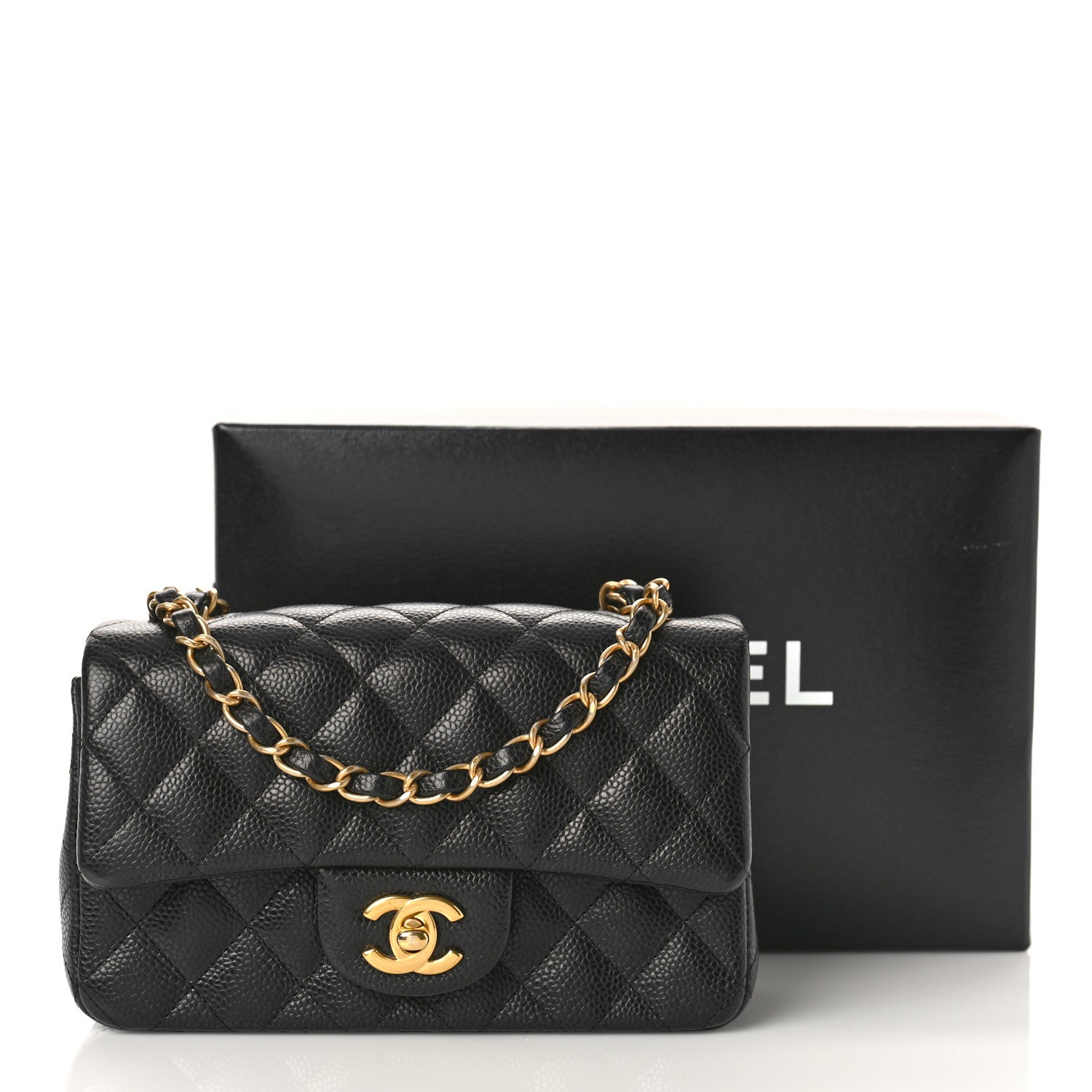 Chanel Caviar Quilted Mini Rectangular Flap Black 10 of 10