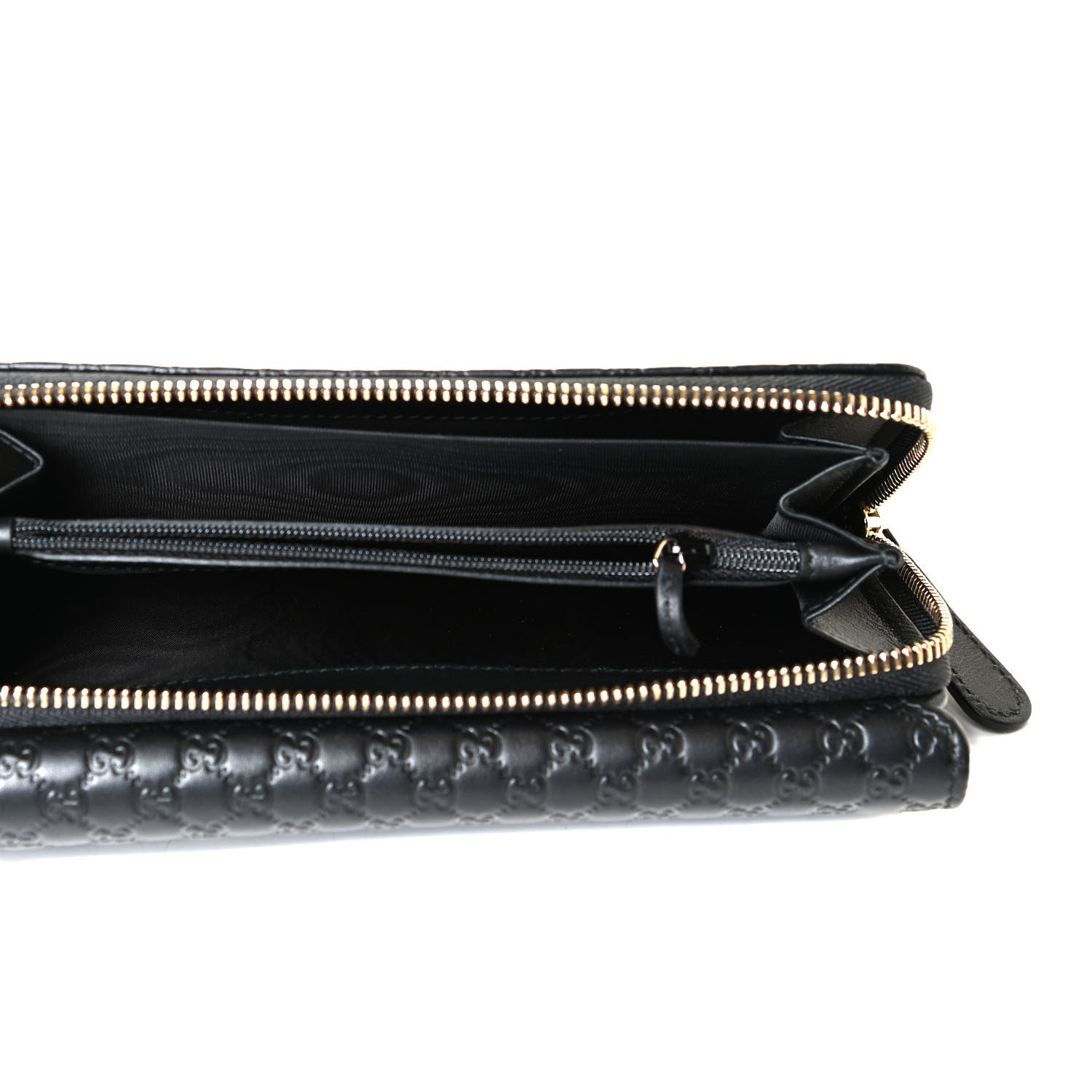 Gucci Soft Microguccissima Continental Zip Wallet Black 5 of 5