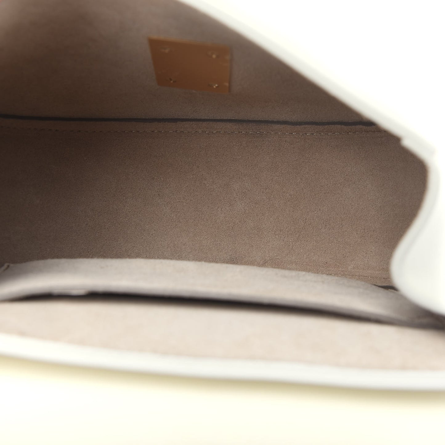 Calfskin Mini Drew Shoulder Bag White