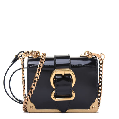 Prada Spazzolato Micro Cahier Bag Black 1 of 14