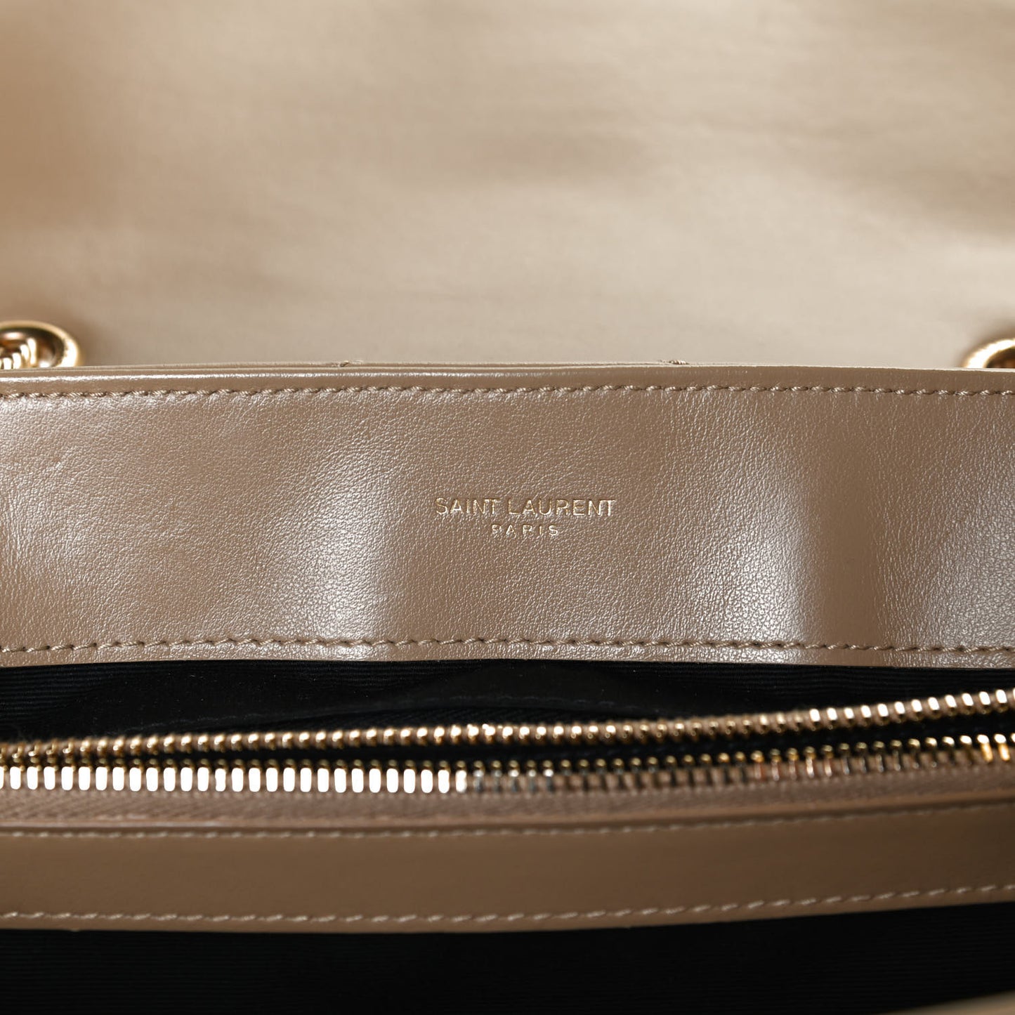 Calfskin Y Quilted Monogram Medium Loulou Chain Satchel Dark Latte