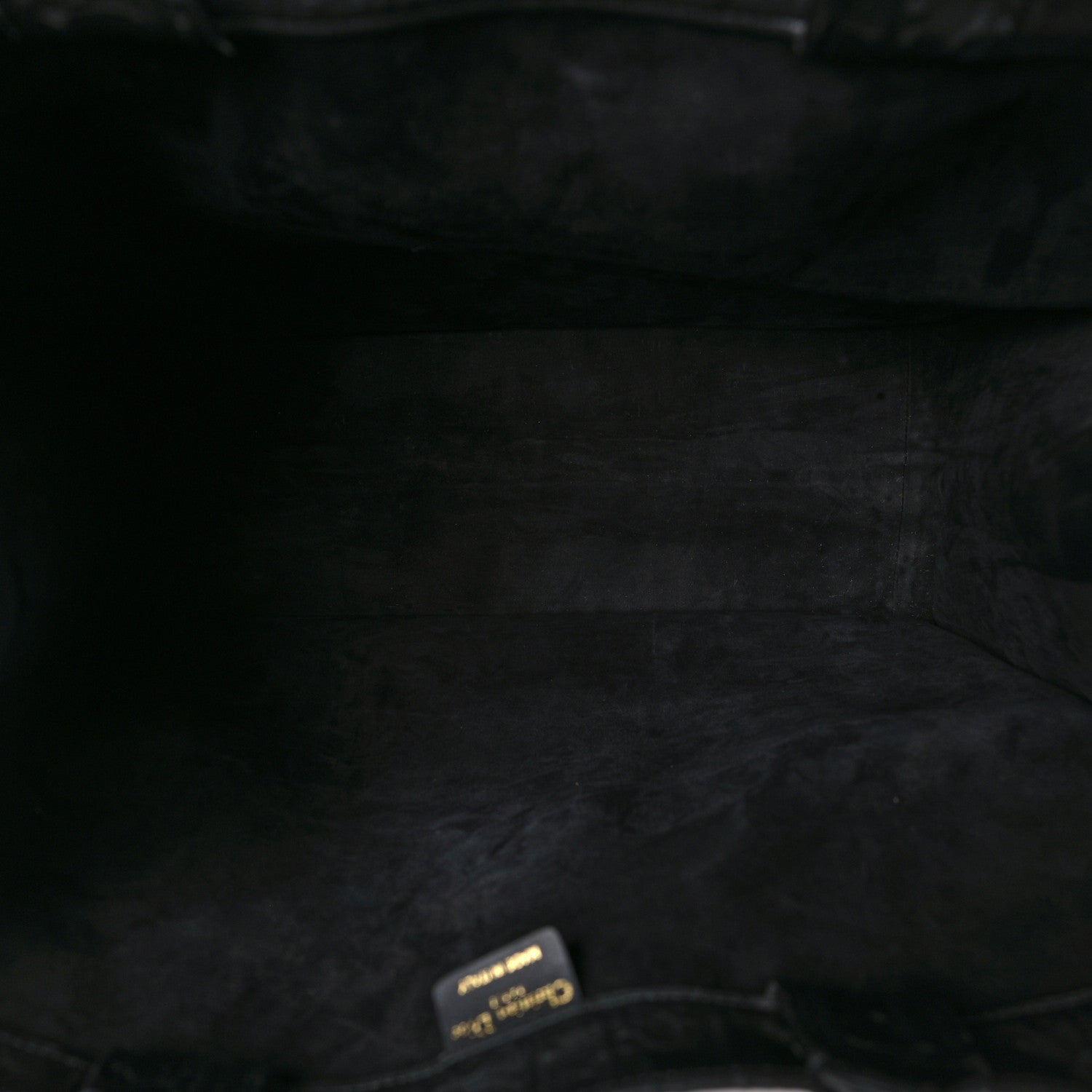 Christian Dior Oblique Calfskin Embossed Large Book Tote Black 5 of 10