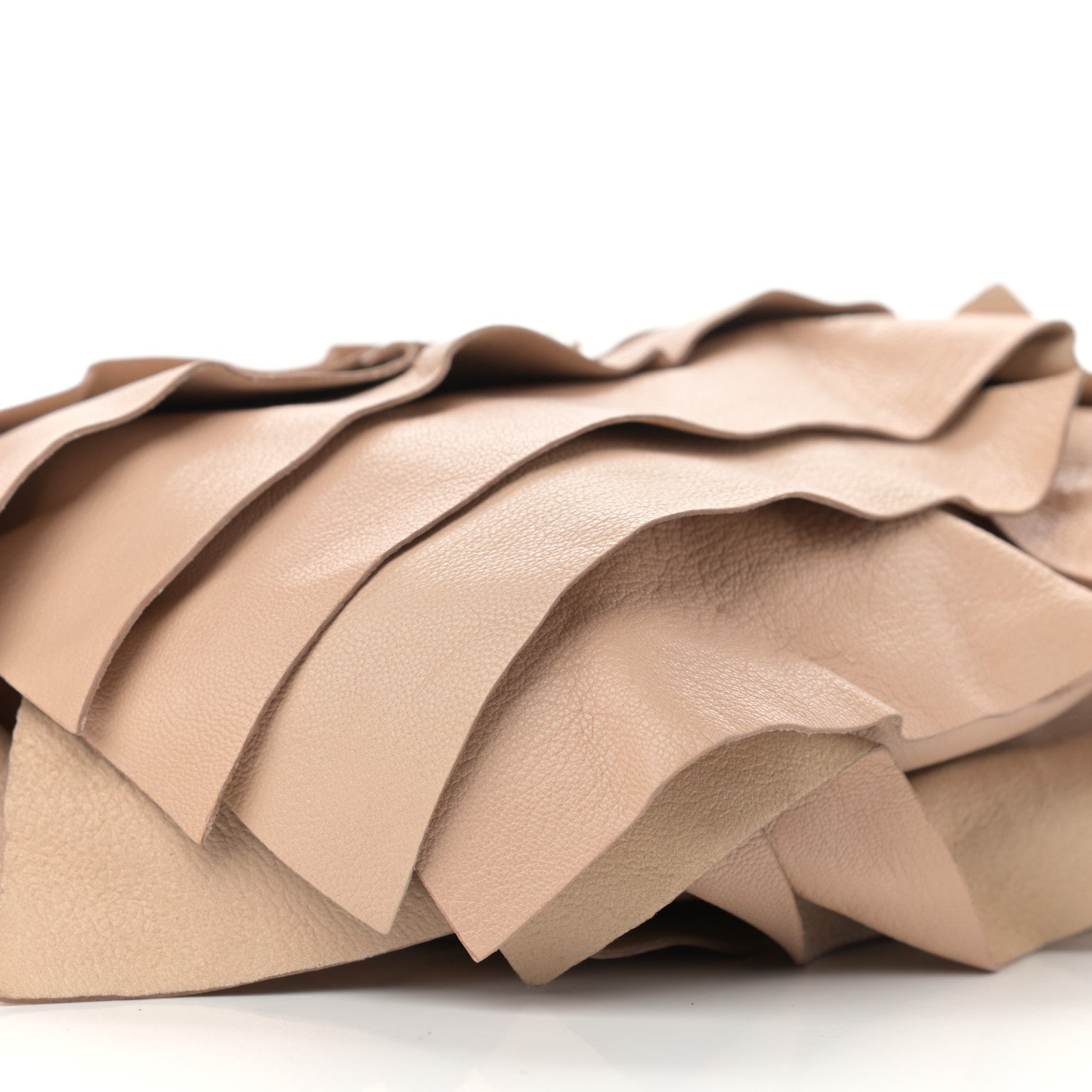 Saint Laurent Chevre Ruffle Saint Tropez Beige 9 of 11