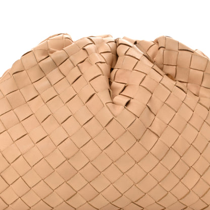 Bottega Veneta Nappa Maxi Intrecciato The Pouch Oversized Clutch Almond 8 of 18