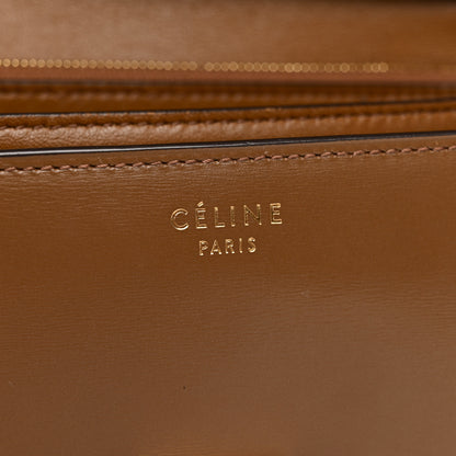 Celine Box Calfskin Medium Classic Box Flap Bag Camel 6 of 13