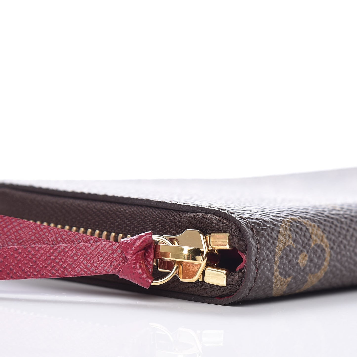 Monogram Clemence Wallet Fuchsia