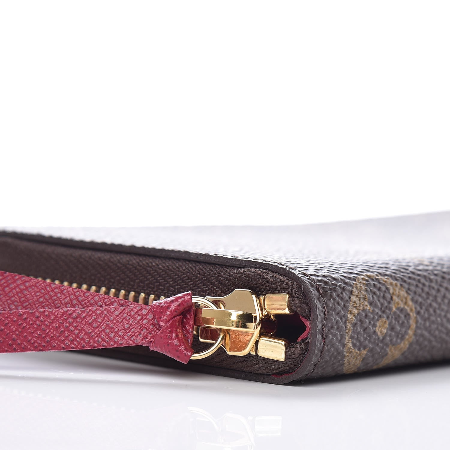 Louis Vuitton Monogram Clemence Wallet Fuchsia 7 of 9