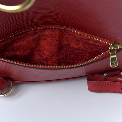 Louis Vuitton Epi Mabillon Backpack Castillan Red 8 of 14